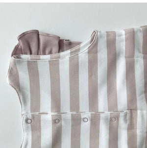 Blush striped Pima Dress