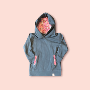 Organic  Pima Cotton Hoodie-Bloom